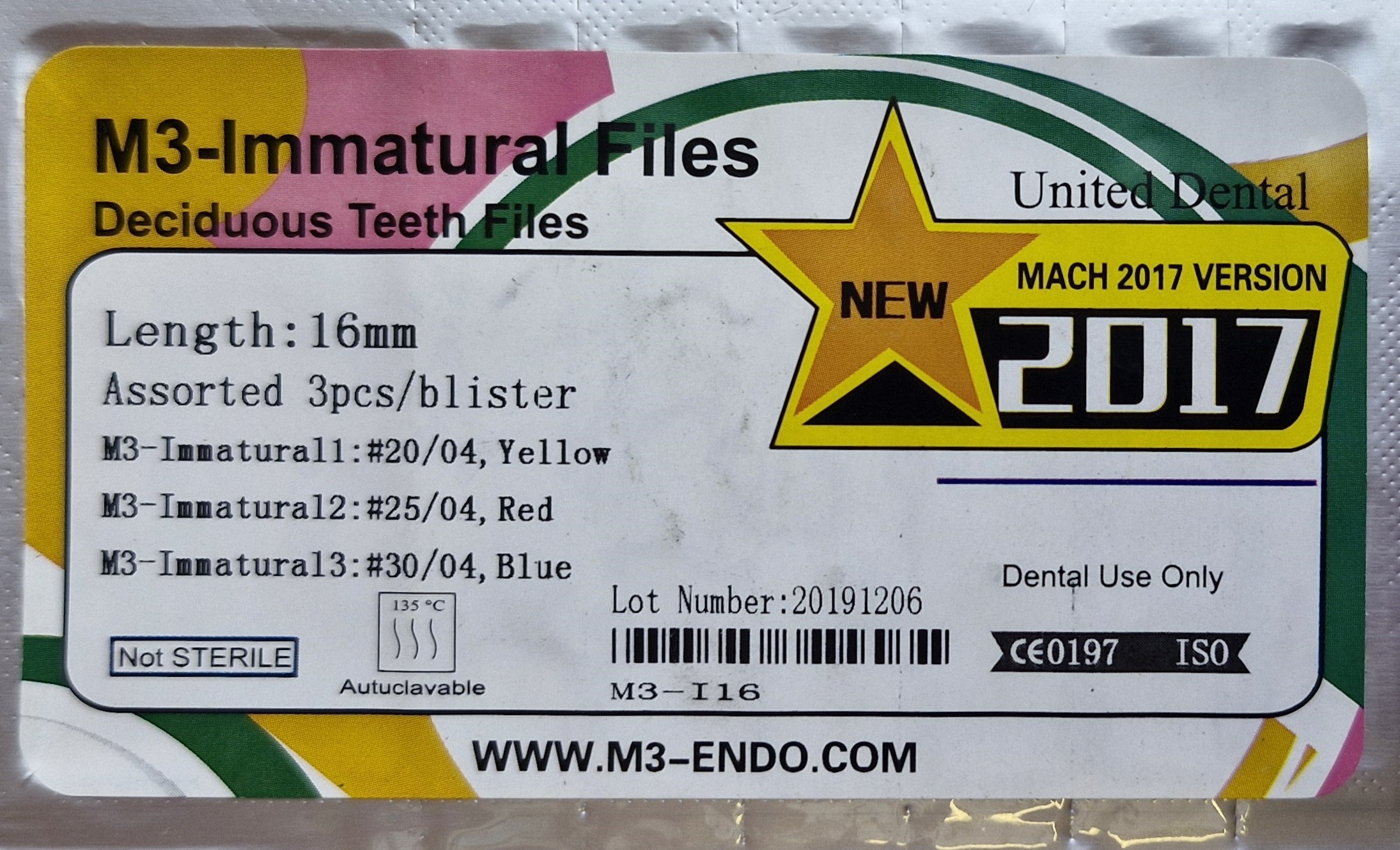 فايل روتاري آسورت اطفال ام‌تری (3 عددی)